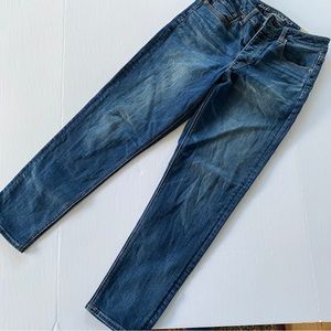 AE Vintage Hi-Rise Jeans Size 6 Medium Wash American Eagle denim Button Fly
